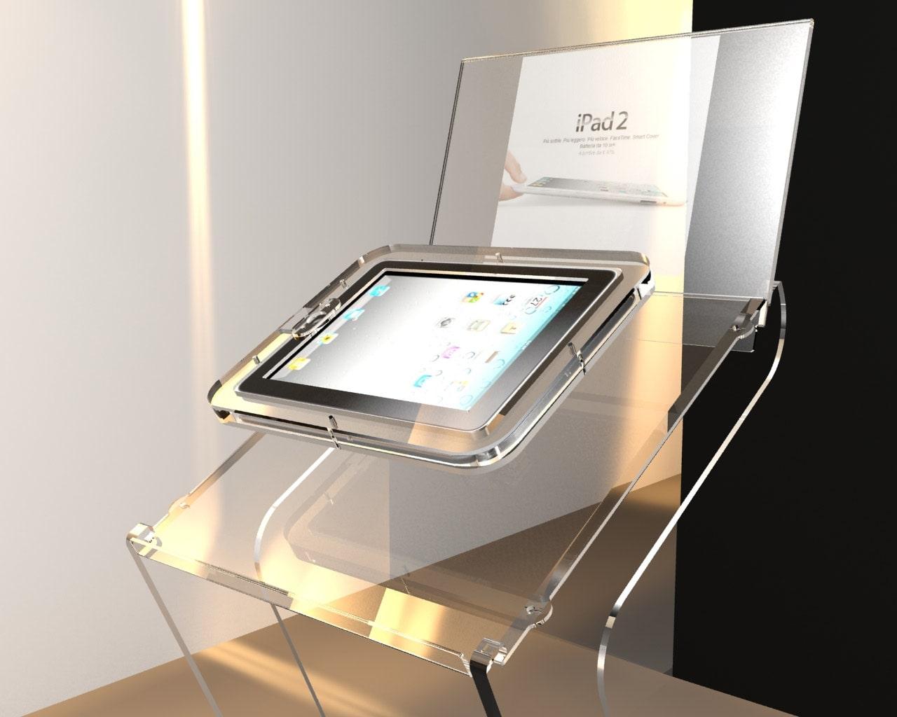 Supporto Porta Tablet e Laptop in Plexiglas - ADV-smart