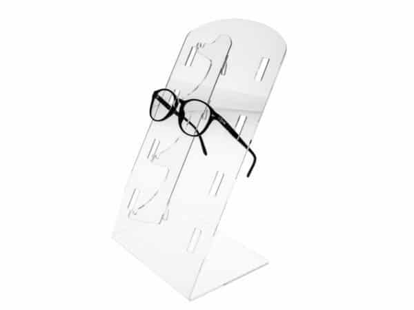 Espositori per occhiali in plexiglass trasparente 4 POSTI