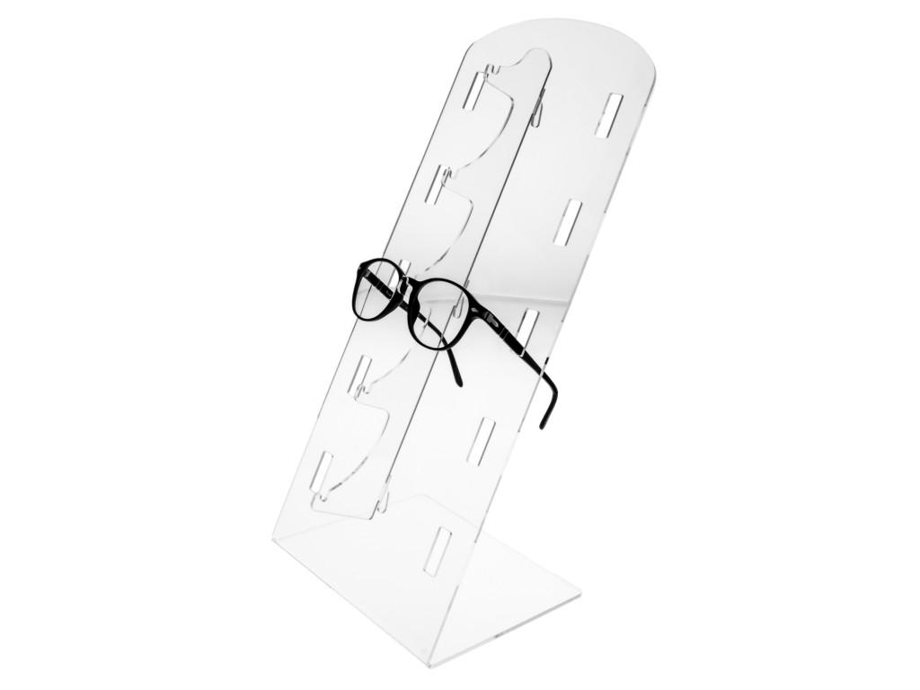 Espositori per occhiali in plexiglass trasparente 5 POSTI