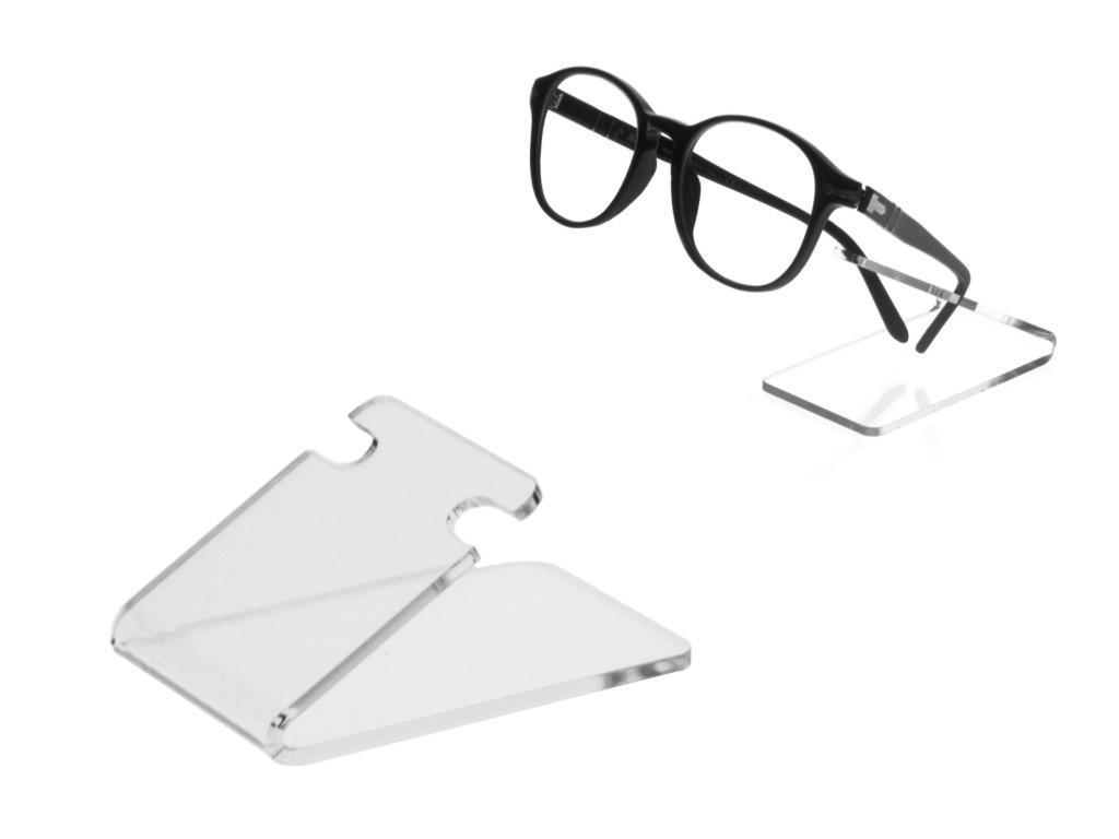 Espositore per occhiali in plexiglass trasparente