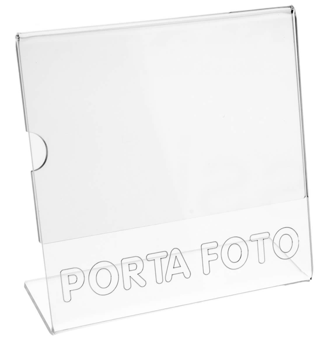 Portafoto in plexiglass trasparente