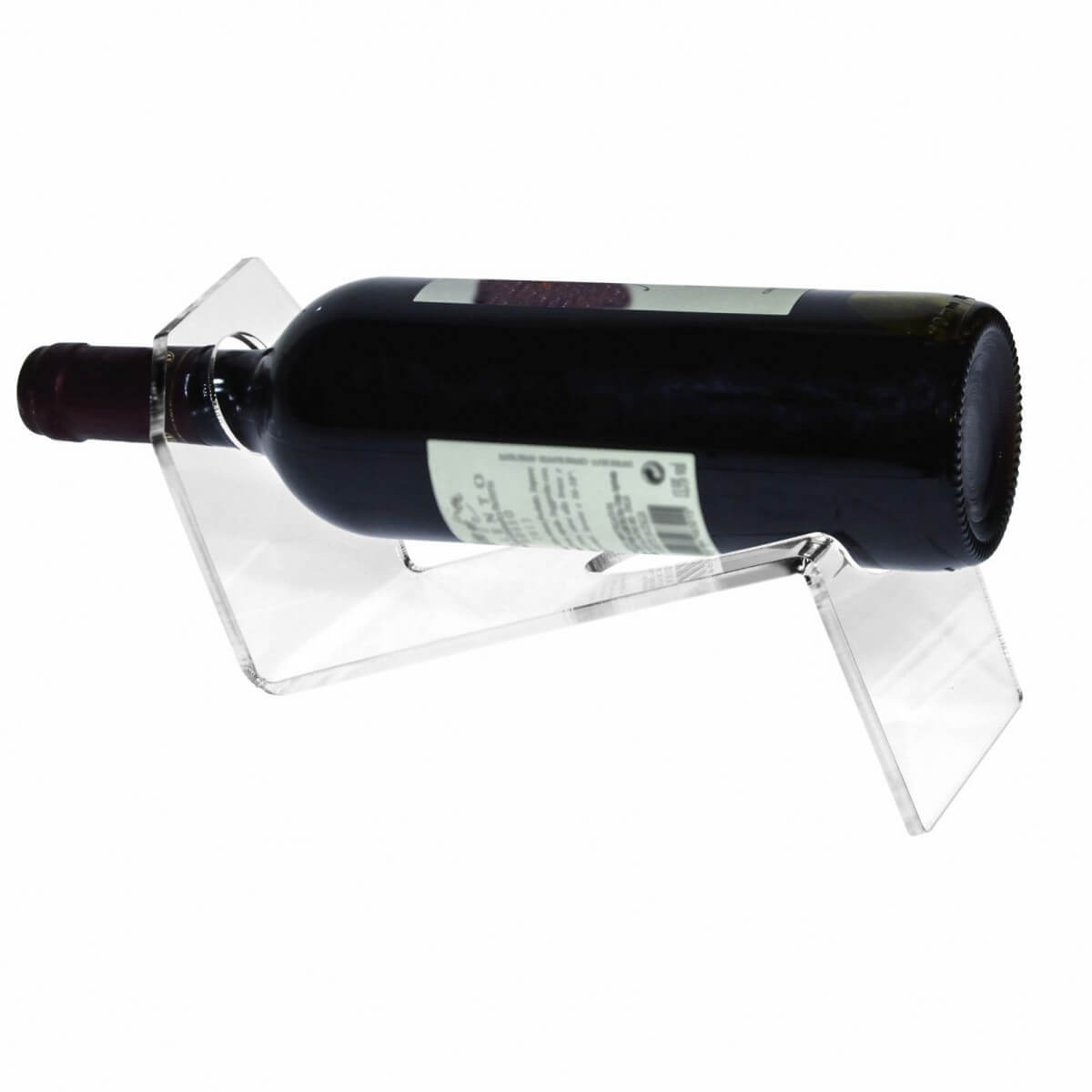 portabottiglie espositore per bottiglie di vino
