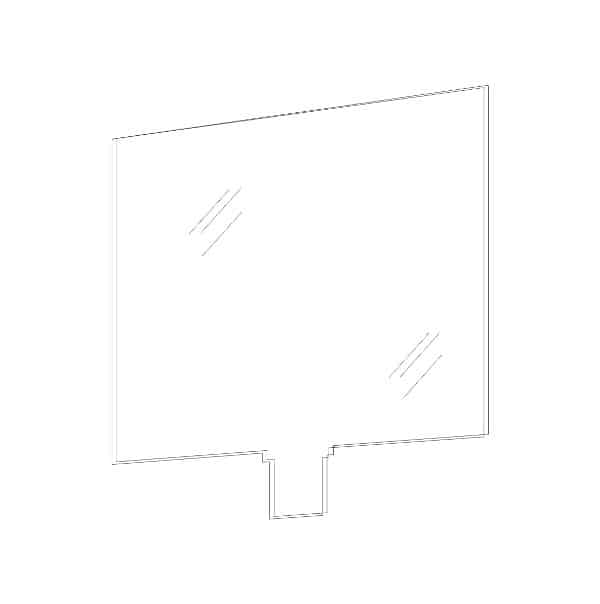 Portafogli A3 per piantana in plexiglass disegno